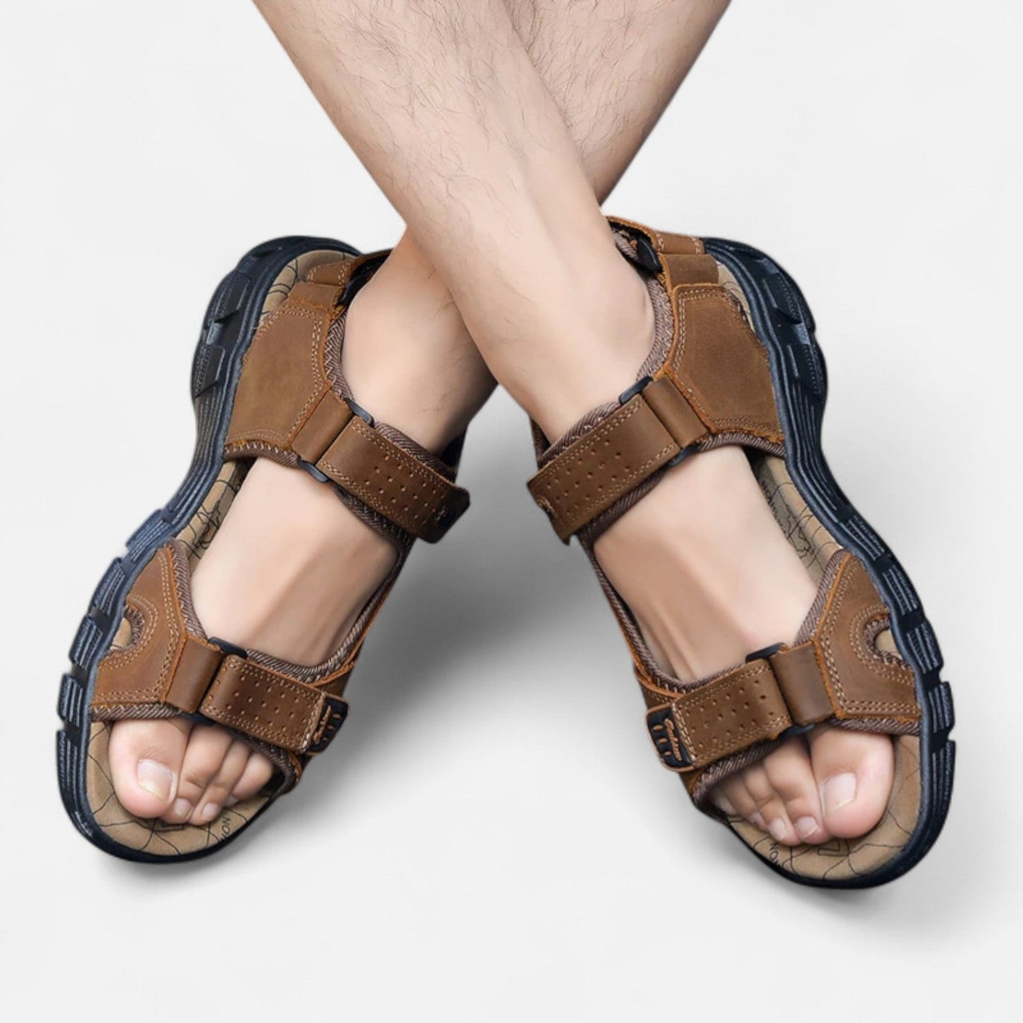 AlignFeet | Men’s Fashion Sandals – Sport-Inspired Comfort, Breathable Support