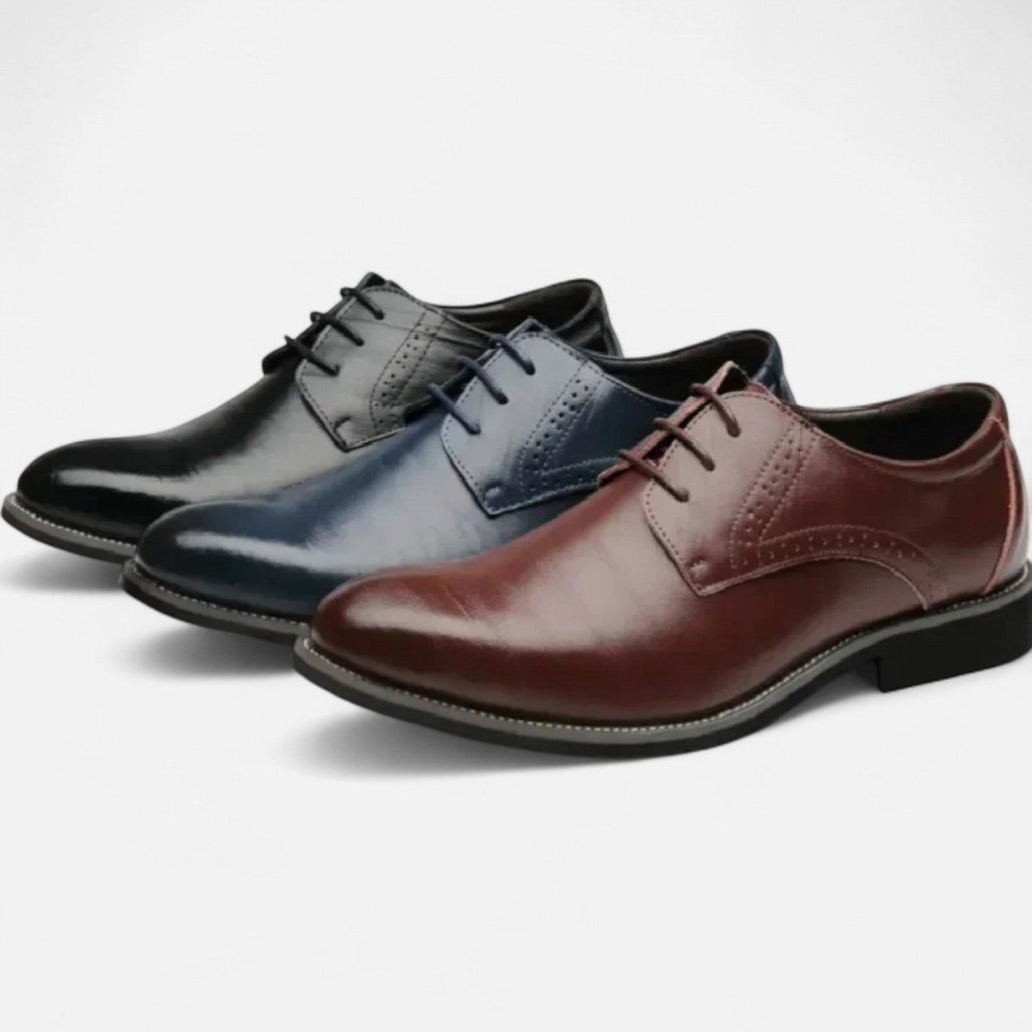 AlignFeet | Men’s Wingtip Dress Shoes – Classic Lace-Up, Business Comfort