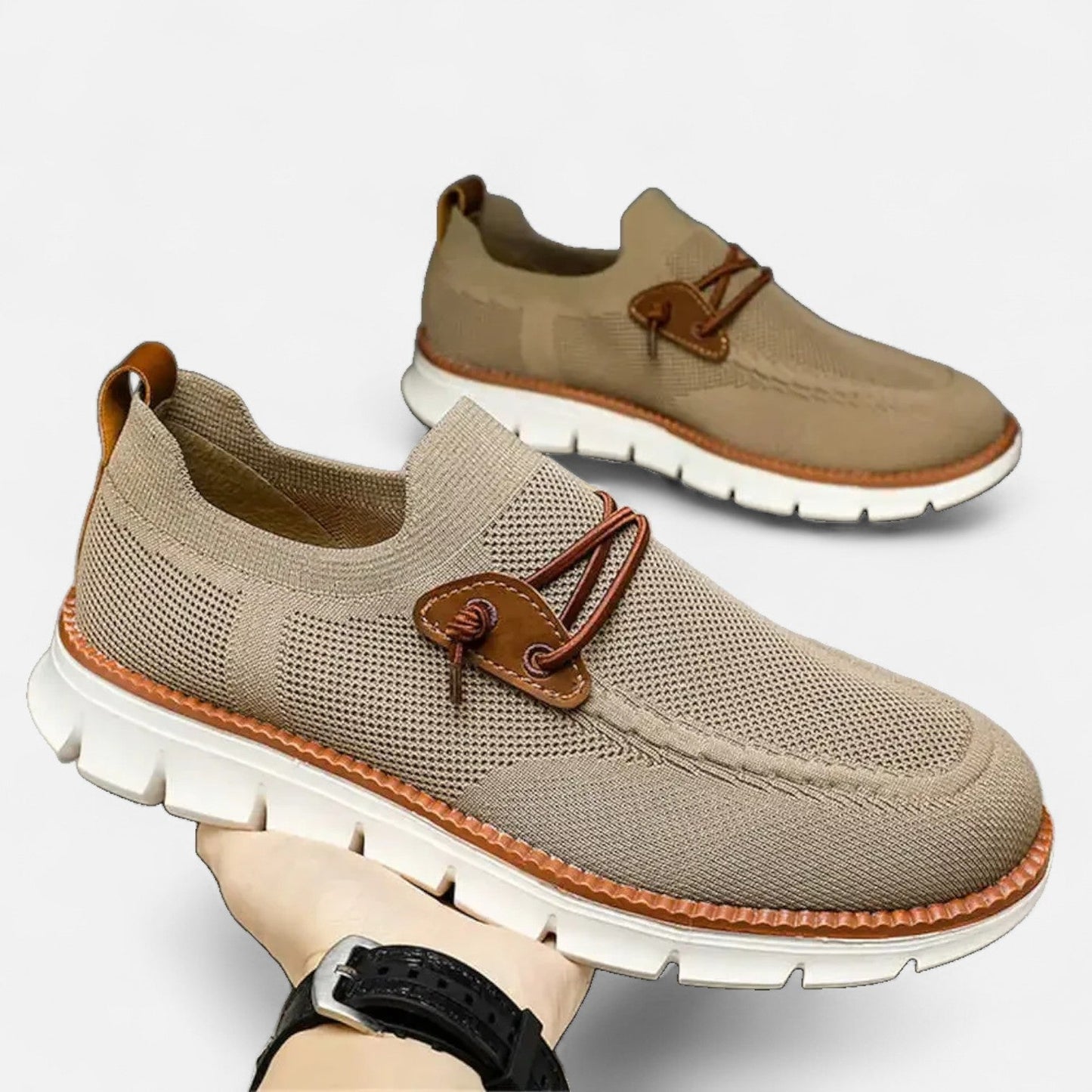 AlignFeet | Men’s Wide Toe Comfort Shoes – Cushioned Support, All-Day Space