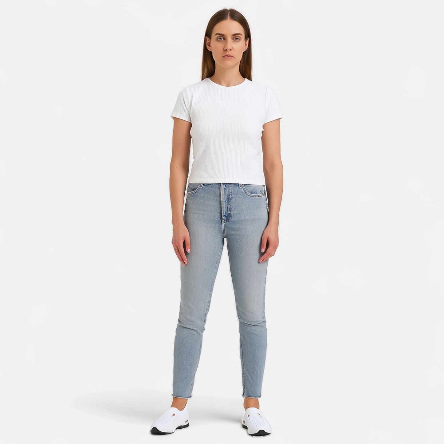 AlignFeet | Women’s Knit Slip-On Trainers – Breathable Comfort, Everyday Support