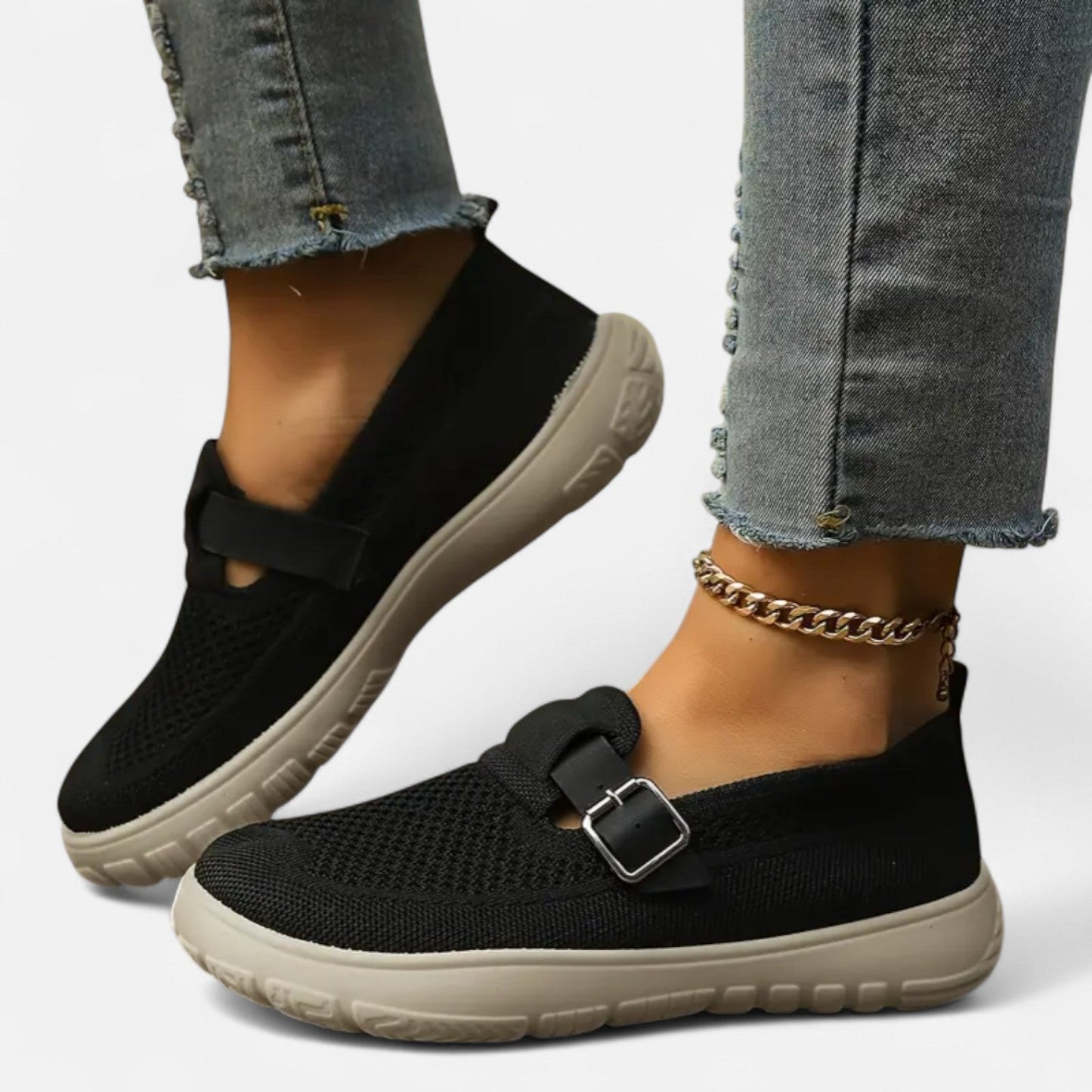 AlignFeet | Women’s Supportive Slip-On Loafers – Lightweight Comfort, Effortless Style
