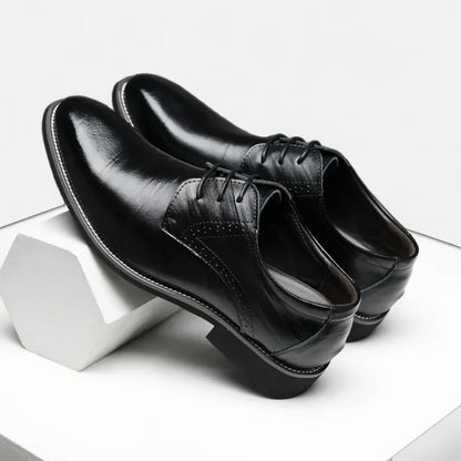AlignFeet | Men’s Wingtip Dress Shoes – Classic Lace-Up, Business Comfort