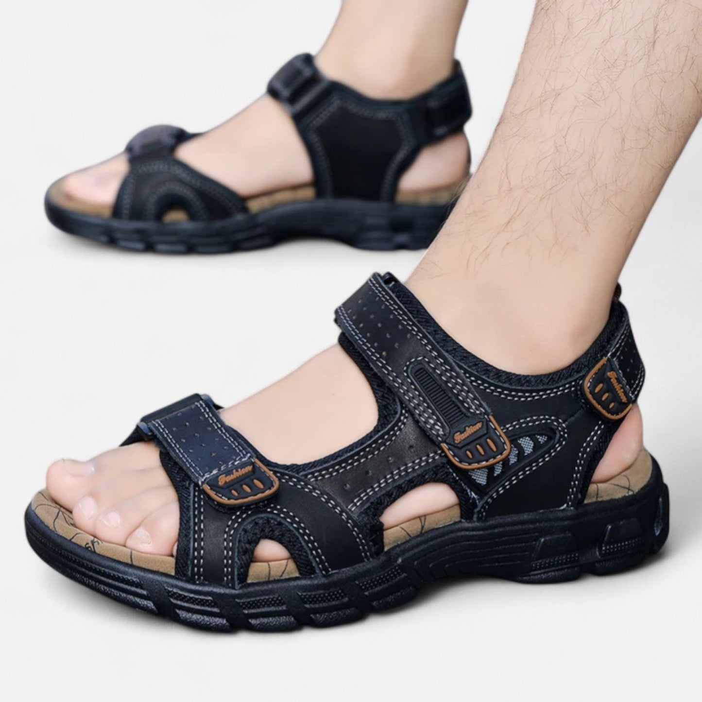 AlignFeet | Men’s Fashion Sandals – Sport-Inspired Comfort, Breathable Support