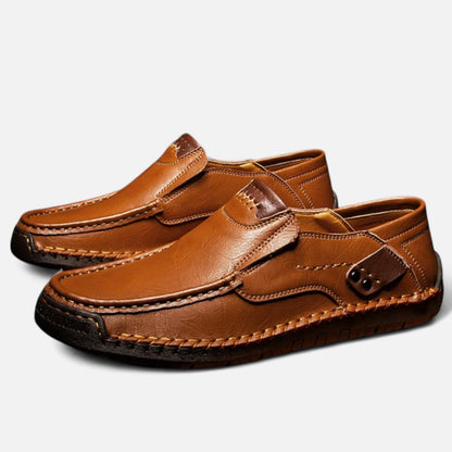 AlignFeet | Men’s Lightweight Slip-On Loafers – Street Style, All-Season Comfort