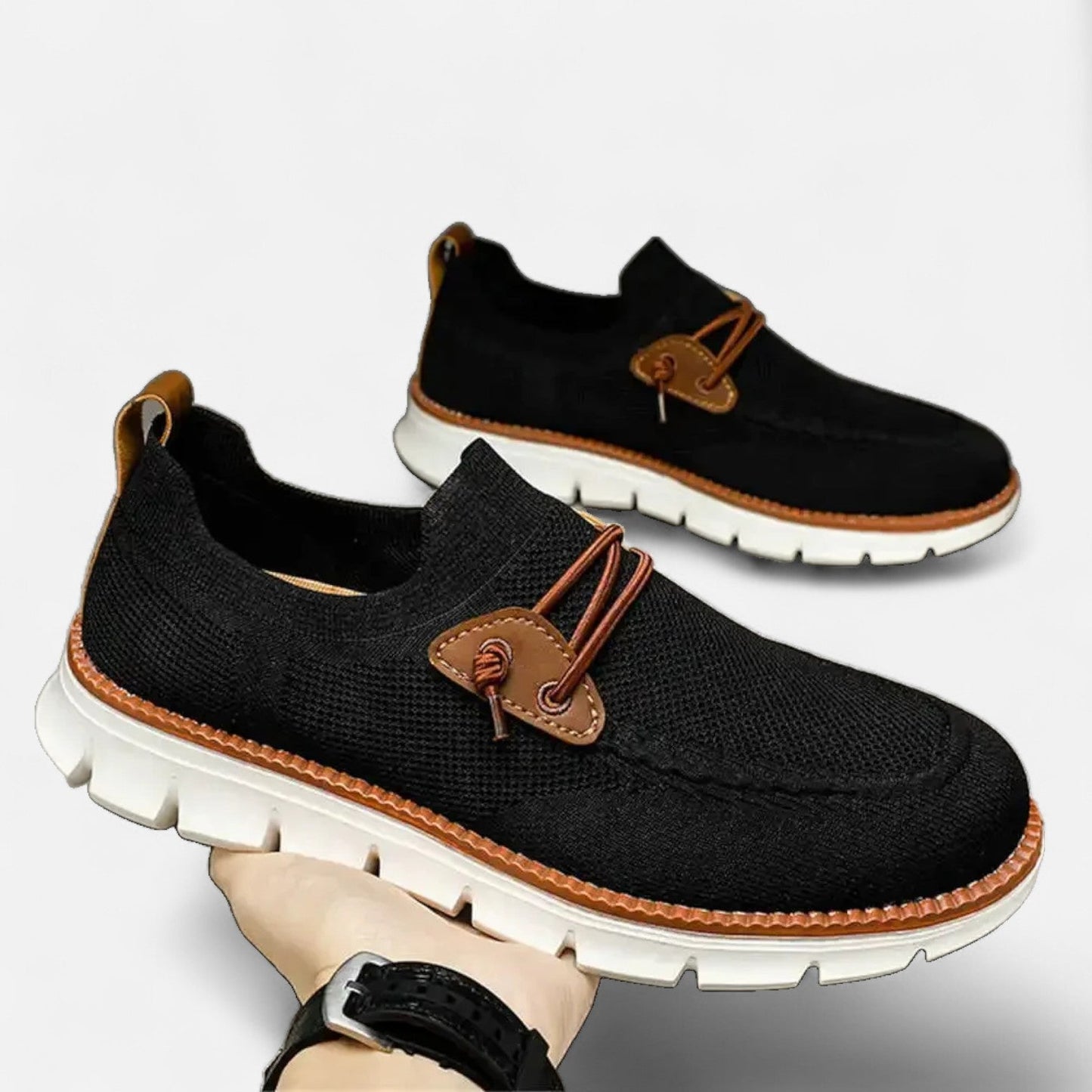 AlignFeet | Men’s Wide Toe Comfort Shoes – Cushioned Support, All-Day Space