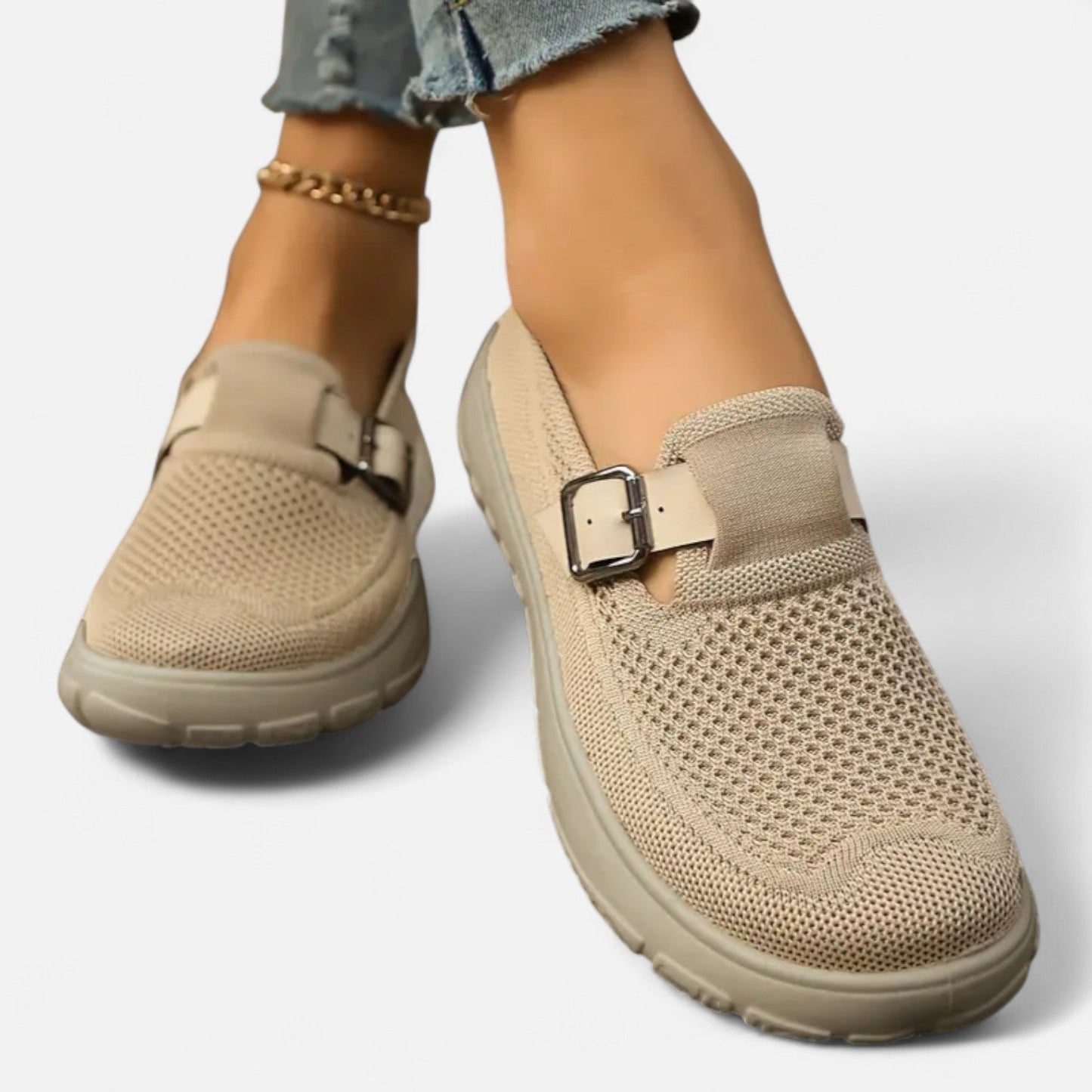 AlignFeet | Women’s Supportive Slip-On Loafers – Lightweight Comfort, Effortless Style
