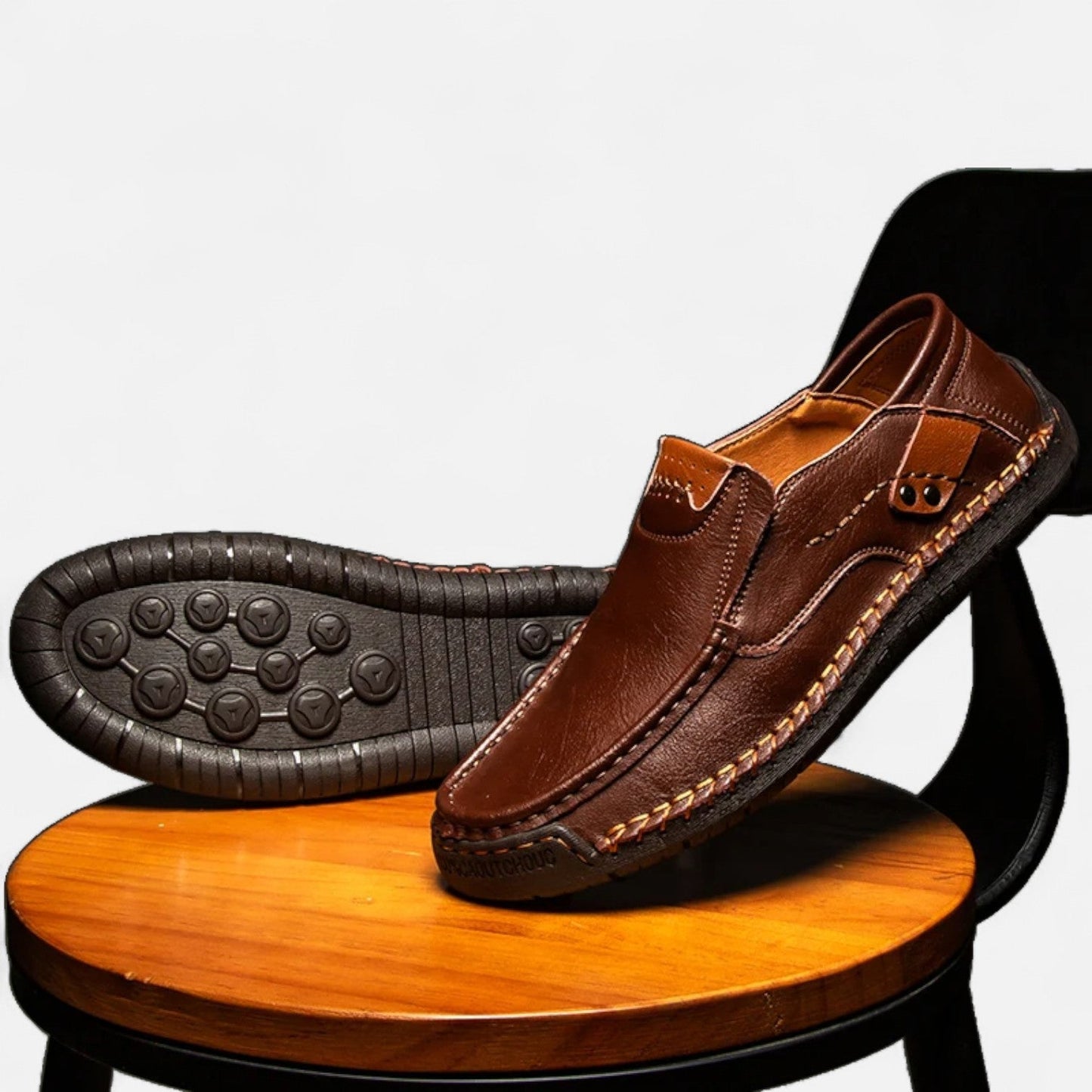 AlignFeet | Men’s Lightweight Slip-On Loafers – Street Style, All-Season Comfort