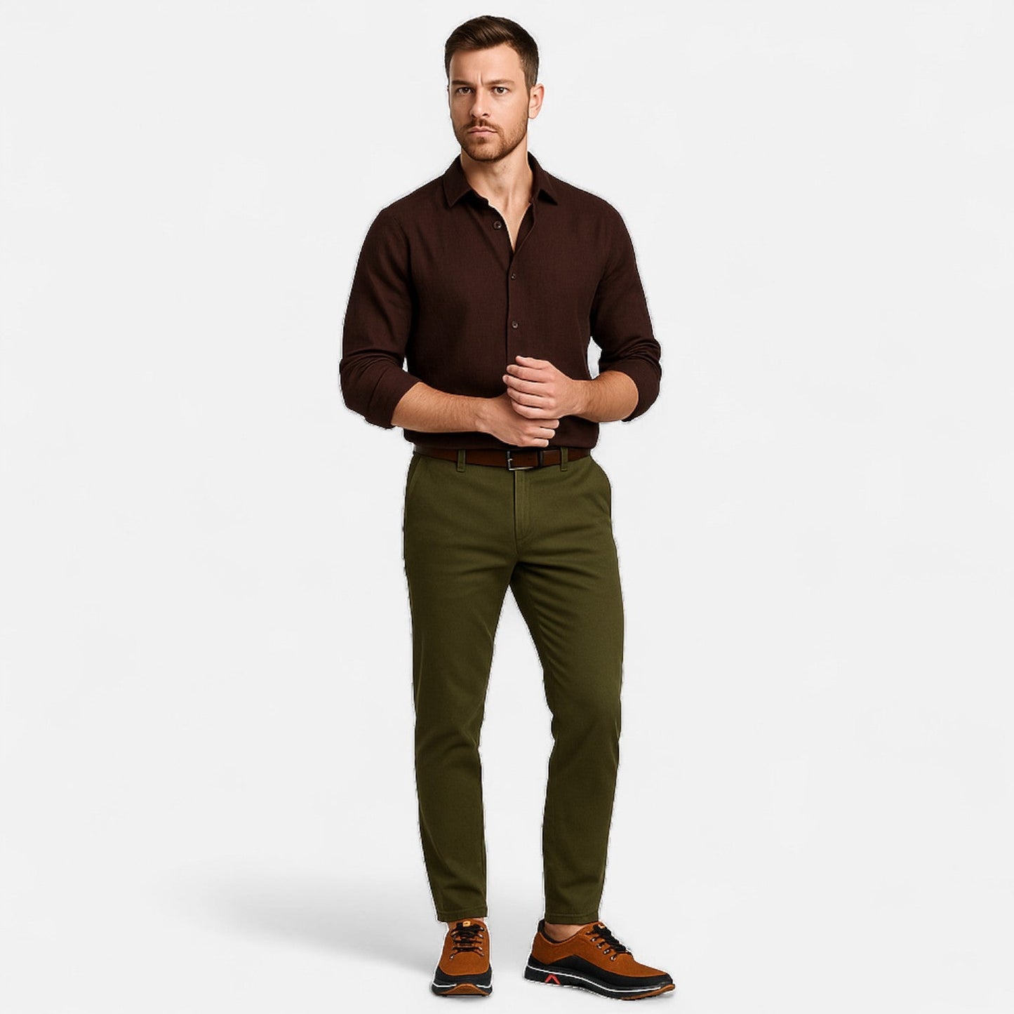 AlignFeet | Men’s Casual Lace-Up Trainers – Everyday Grip, Outdoor Comfort