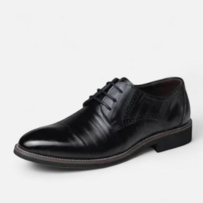 AlignFeet | Men’s Wingtip Dress Shoes – Classic Lace-Up, Business Comfort