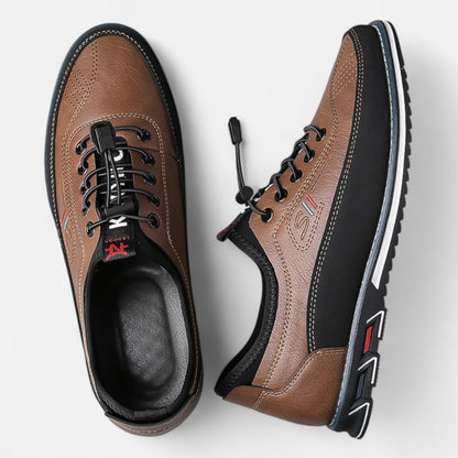 AlignFeet | Men’s Casual Lace-Up Trainers – Everyday Grip, Outdoor Comfort